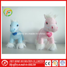 Brinquedo macio bonito do cavalo da peluche para o presente do bebê